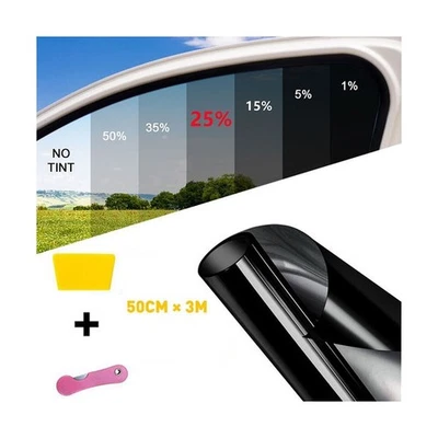 10ft Uncut Roll Window Tint Film 25% VLT 20" x 10'ft Feet Car Home Office Glass - Image 1 of 4