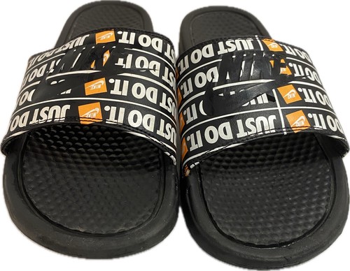 BUONI sandali Nike Benassi JDI neri just do it slides 631261 016 uomo taglia 11