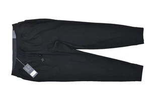 VRST Men Regular Size M Limitless Slim Fit Pure Black Jogger Pants Polyester NEW - Picture 1 of 8
