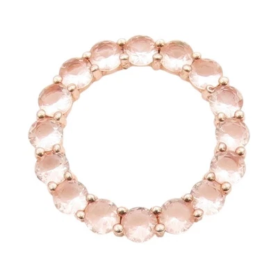 Colgante vintage de plata de ley 925 con topacio enchapado en oro diseño de eternidad PT24797 Foto 1 de 4