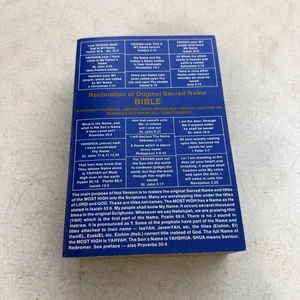 Bonita Biblia La Restauración del Nombre Sagrado Original - Imagen 1 de 4