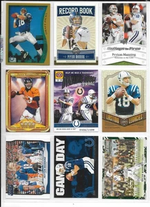 RIESIGES PEYTON MANNING 100 KARTEN 85 VERSCHIEDENE LOT COLTS BRONCOS - Bild 1 von 2
