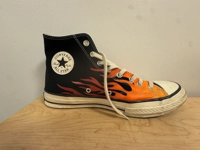 Vintage Mens Flame converse - Image 1 of 3