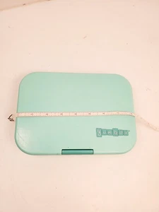 YUMBOX Blue Plastic Divided Bento Style LeakProof Lunch Box - Picture 1 of 3