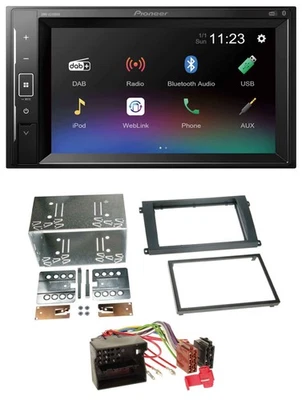 Pioneer DAB MP3 2DIN Bluetooth USB Autoradio für Porsche Cayenne 2007-2010 - Bild 1 von 4