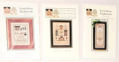 3 LITTLE HOUSE NEEDLEWORKS LITTLE HOUSE CROSS STITCH PATTERN BOOKLETS NEW - Image 1 of 4
