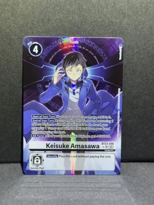 Keisuke Amasawa (Alternate Art) BT23-090 SR Super Rare Digimon Hackers' Slumber - Image 1 of 2