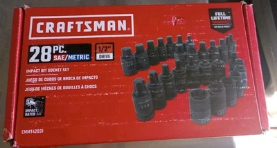 Craftsman CMMT42031 Impact Bit Socket Set 28 pc - Black  - Image 1 of 4