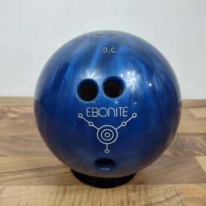 Ebonite Impact Blue Marble Bowling Ball 12lb Vintage VTG - Picture 1 of 7