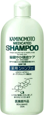 Kaminomoto Medicated Shampoo B&P 300ml Soap Fragrance New JAPAN F/S - Image 1 of 3