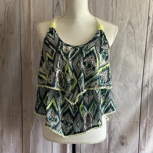 Jolt Handkerchief Sleeveless Top, Medium, Multi-Colored, 100% Polyester - Bild 1 von 9