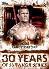 2018 Topps WWE incontesté #SS-16 RANDY ORTON 30 ans orange/99  