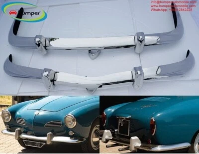 Volkswagen Karmann Ghia Euro style bumpers (1956-1966) - Image 1 of 4