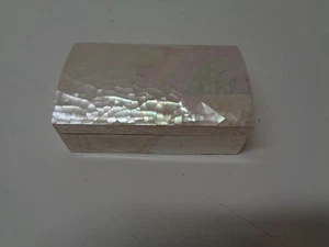 Marquis Collection Beverly Hills MOP Perlmutt Scharnier Box Schmuck Schmuck - Bild 1 von 5