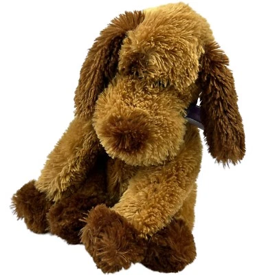 Shaggy Floppy Plush Puppy Dog Brown Spotted Furry Dan Dee Stuffed Animal - Image 1 of 4