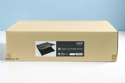 ORB DF-01iA High-End Audio Vinyl Record Flattener Analog Disc Black Silver - Image 1 of 4