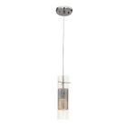 Access Spartan 1-Light Pendant, Brushed Steel/Metal Mesh in Clear - 50525-BS-CLM