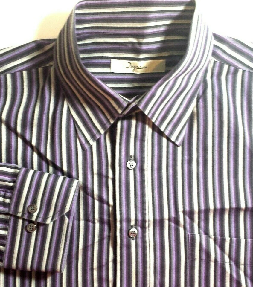 INGRAM Men's Italy Causal Lilac Purple Sport High End Fashion shirt 2XL  - Image 1 of 4
