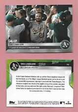 Shea Langeliers 2022 Topps NOW Call-Up First Homer RC A's #728 Print Run 636