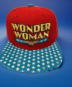 Gorra de Béisbol Mujer Maravilla Logo Estrellas Azules Gorra Snapback DC Comics Originales Nueva - Imagen 1 de 7