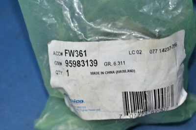 Nuevo de Lote Antiguo Chevy Aveo 2004-15 Cojinete de Rueda Delantero GM 95983139 FW361 Pontiac G3 OE Foto 1 de 4