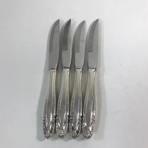 Wallace Stradivari Sterling Silver Set of 4 Steak Knifes - Picture 1 of 3