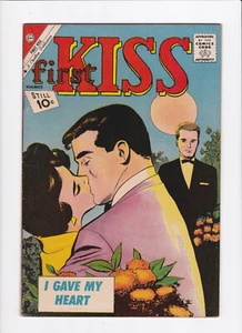 FIRST KISS #23 [1961 BIEN] CÓMICS DE CHARLTON ""I GIVE MY HEART - Imagen 1 de 2