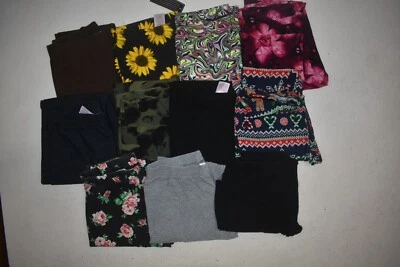 Wholesale Bulk Lot of 11 Juniors Size Medium 7 9 Casual Relaxed Leggings - Image 1 of 4