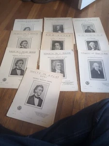Lot of 10 Vintage "Progressive Series" Piano Music - Chopin, Mozart, Etc. RARE - Picture 1 of 21