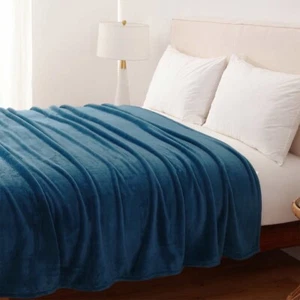 Manta Berkshire King Azul Luxe Loft 112 x 92 Suave Acogedora Nueva - Imagen 1 de 2