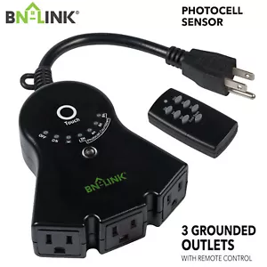 Sensor táctil exterior BN-LINK temporizador de cuenta regresiva salida con sensor de luz fotocélula - Imagen 1 de 7