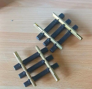 Brand new 2 x G scale Straight Brass Tracks. LGB 10070 75mm Long - Picture 1 of 4