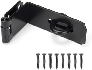 Cierre de cerrojo de puerta HILLMASTER 90 grados, 7-3/4" extra grueso acero resistente seguridad - Imagen 1 de 3