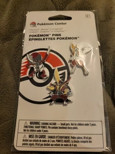 Pokemon Center Metall Pins - Pawniard, Bisharp & Kingambit - Bild 1 von 2