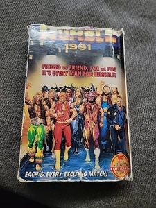 WWF WWE Royal Rumble 1991 VHS Tape Coliseum Video Big Box Hulk Hogan Macho Man - Picture 1 of 5