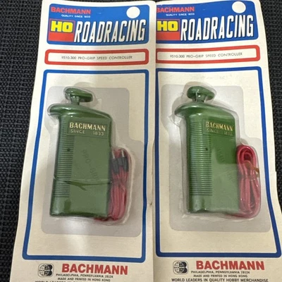 Bachmann Ho Roadracing Slot. Car Pro-grip Speed Controller  Green Set Of 2 - Image 1 of 3
