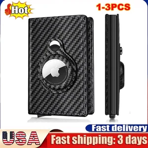 Slim Carbon Fiber Bifold Wallet – RFID Blocking, Money Clip, Stylish & Secure - Picture 1 of 10