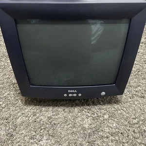 Vintage Dell Model E772c Color CRT VGA Computer Monitor Gaming getestet - Bild 1 von 5