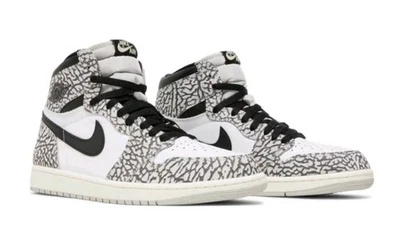 Size 12 - Air Jordan 1 Retro OG High White Cement Style DZ5485-052  - Image 1 of 4
