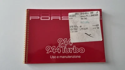 Libretto uso e manutenzione Porsche 944 944 turbo - Immagine 1 di 4