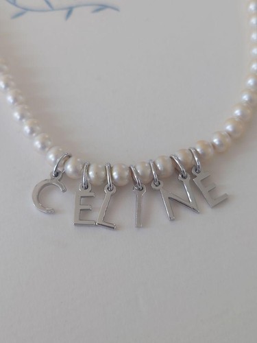 Collana CELINE Tete Bceline Tete's Favorite Bazar Cover Collana di perle in vetro