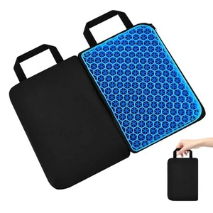 Portable Seat Cushion,14.5x10.5x1.25inch Cooling Gel Seat Cushion,Gel Car Sea... - Picture 1 of 7