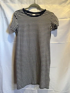 H&M Form Fitting Striped Dress Sz M - Picture 1 of 6