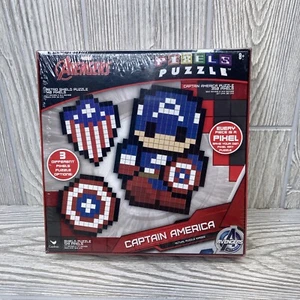 Marvel Avengers Captain America Pixels Puzzle, 3 Different Options, New SEALED - Picture 1 of 4