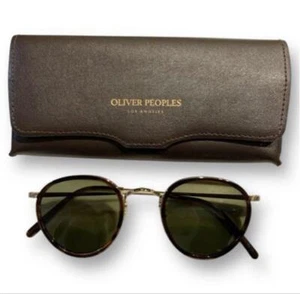 OLIVER PEOPLES OV1104S MP-2 SUN Sunglasses Brown x Gold Metal With Case Unused - Picture 1 of 7