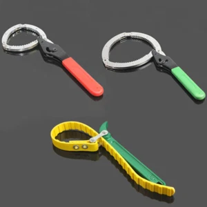 Car Oil Filter Belt Wrench Adjustable Non-slip Strap Spanner Tool Removal New - Picture 1 of 9