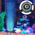 Air Stone Disk Aquarium Bubble Led Light 7 Color Changing Fish Tank Decor Lights