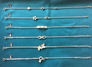 Unique Beautiful Chain Link 925 Sterling Silver Women's bracelet - Picture 1 of 1