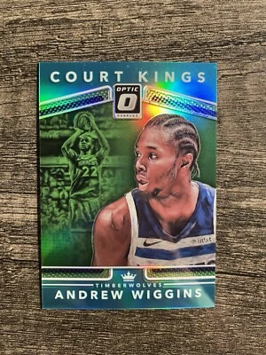 2017-18 Panini Donruss Optic Andrew Wiggins Court Kings Aqua Prizm /25 #31 - Image 1 of 2