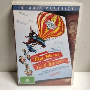 Cinco semanas en globo (DVD, 1962) Región 4 en muy buena condición - Imagen 1 de 4